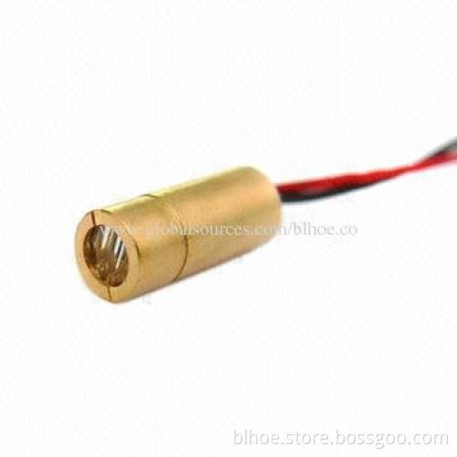 Cross 520nm/3mW Laser Modules, Ø9 x 21mm, Used Low Temperature